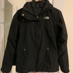 The North face 3 in 1 windproof jacket